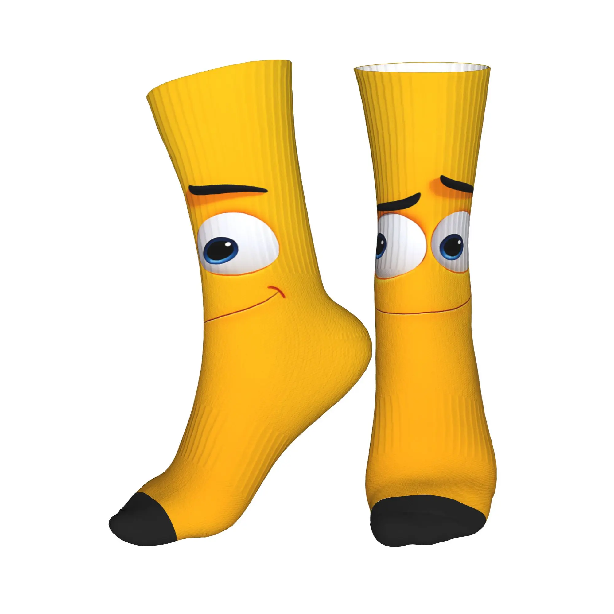 

Happy Face Funny Meme Stockings Men Socks Breathable Funny Socks Autumn Cycling Non Slip Design Socks Gift