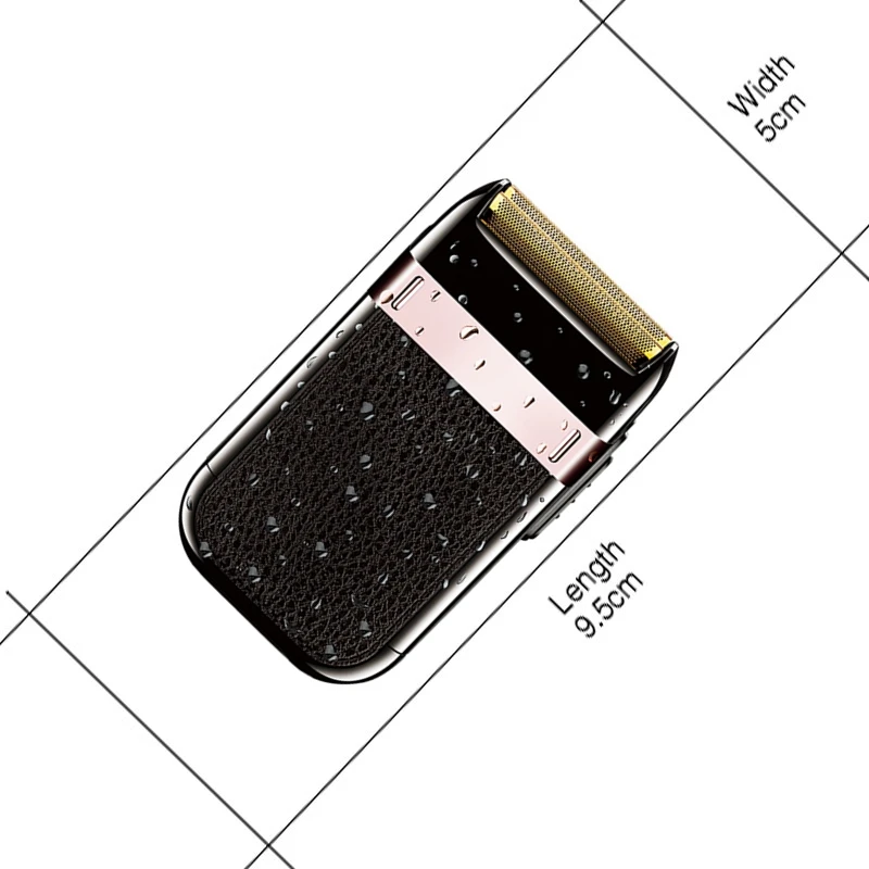 Kemei 2024 Rechargeable Shaver For Men Washable Electric Shaver Beard Shaving Machine Bald Head Electric Razor With Extra Mesh