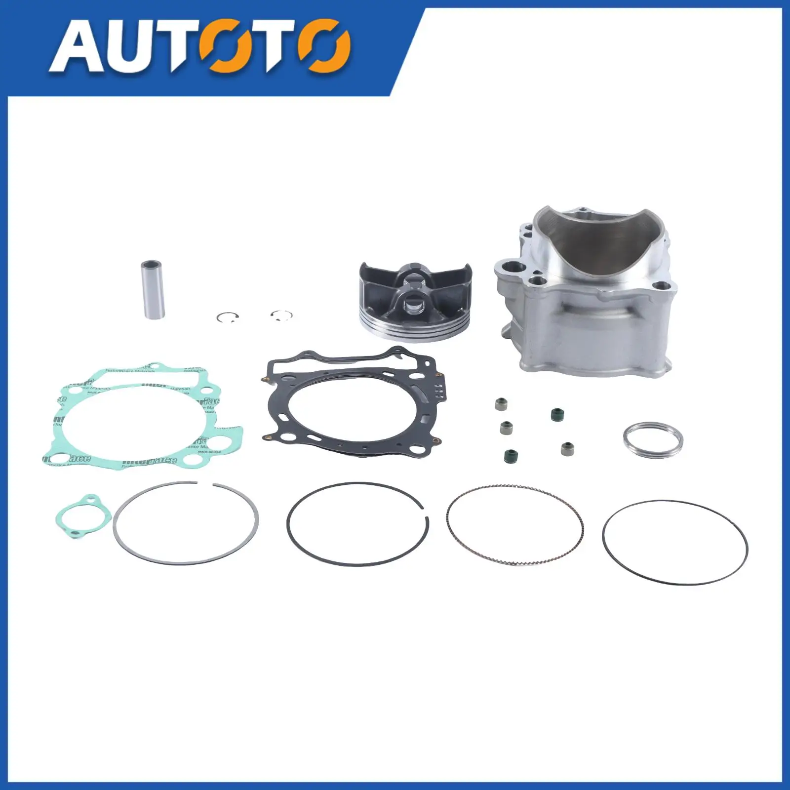 Cylinder Piston Top End Gasket Kit for 06-11 Yamaha YFZ450R YFZ450X YZ450F WR450F 2S2-11311-00-00 2S2-11631-20 2S2-11181-00-00