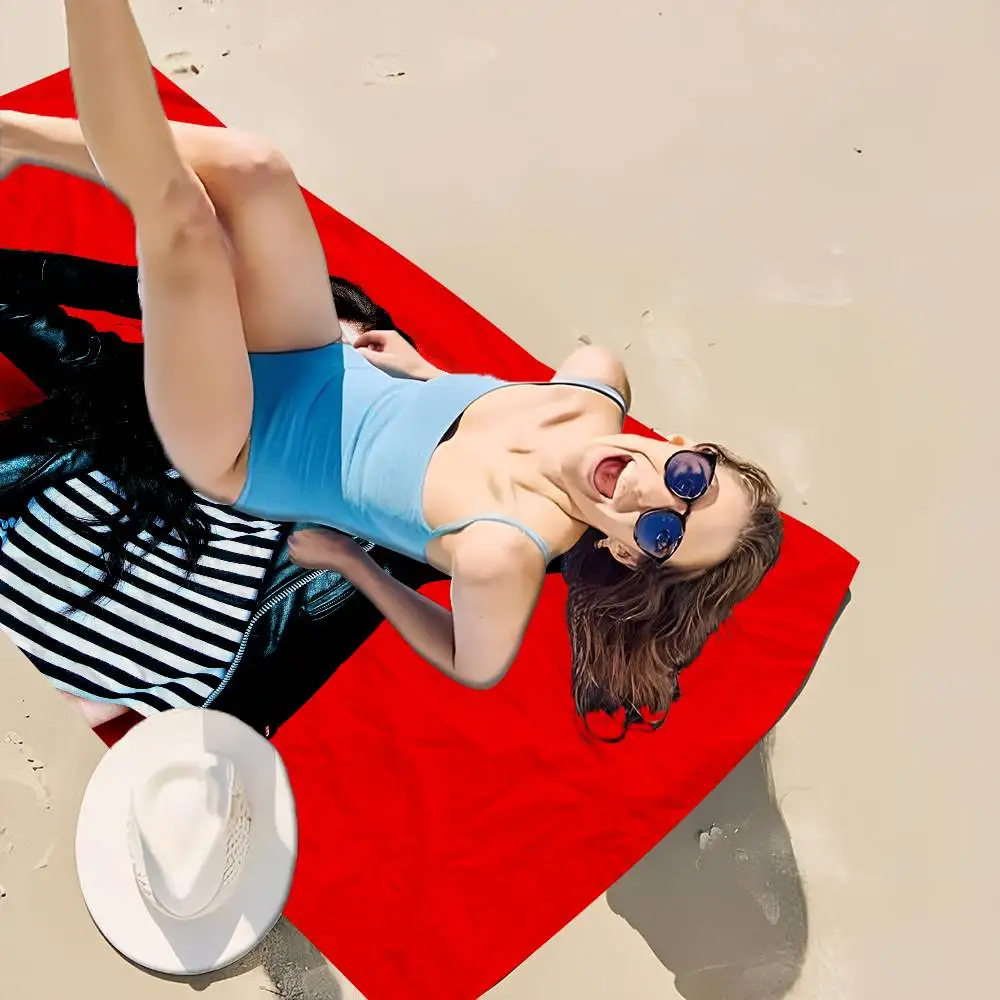 Charli XCX BRAT Singer Beach Towel Colorful Bath Towels for Girl Microfiber Quick Dry Custom Sand Free Beach Yoga Spa Gym Pool