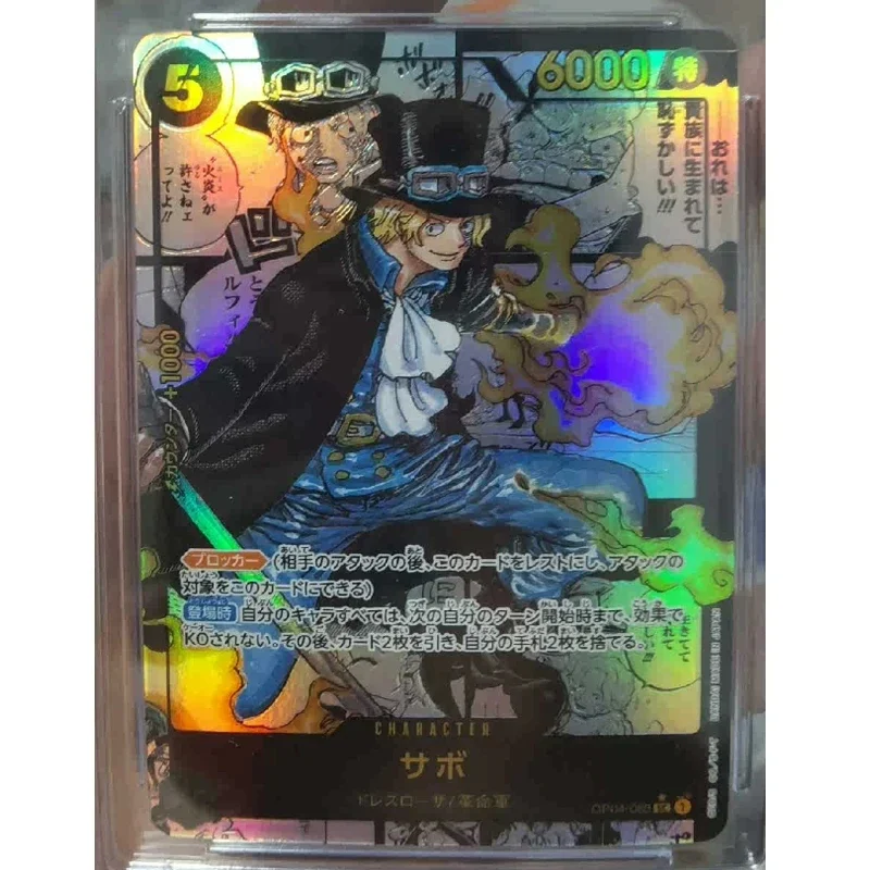 Fai da te fatto in casa versione inglese One Piece Opcg Rufy Zoro Hancock personaggi anime abbronzante gioco collezione Flash Card giocattolo regalo