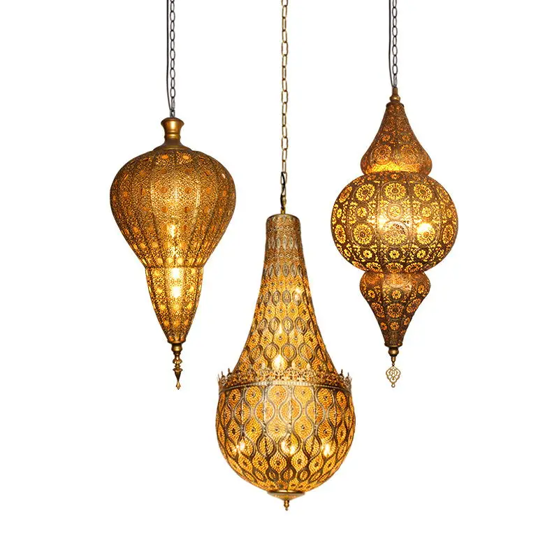 

Wrought iron decorative lamp cafe tea room characteristic personality small chandelier Hard decoration
