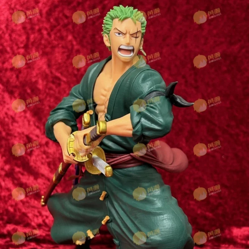 Original banpresto grandista uma peça roronoa zoro figura anime modelo genuíno caixa de brinquedo zoro anime figura modelo brinquedos