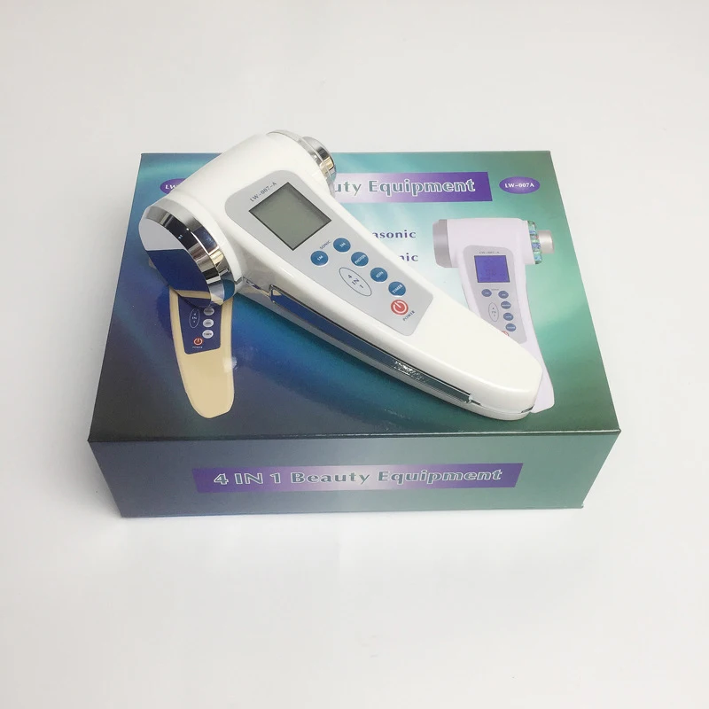 7 LED Photon Ultrasound Galvanic Ion Skin Pores Cleaning Massager Skin Lift Rejuvenation Anti-wrinkle Facial Care Beauty Devices