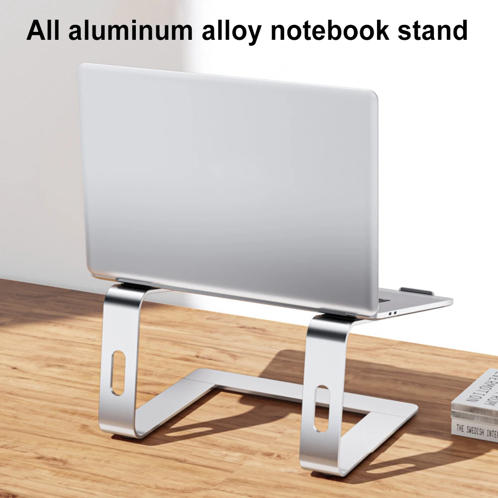 Riser Holder Notebook Stand for Desk Aluminum Laptop Riser Computer Stand Ergonomic Detachable Support 13 To 17.3 Inch Notebook