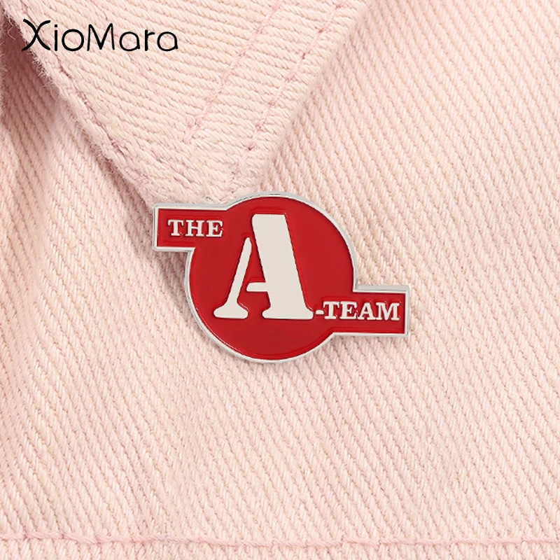 The A Team Enamel Pin Adventure Action Movie The Story of War Veteran Metal Brooch Lapel Backpack Badge Jewelry Gift Accessories