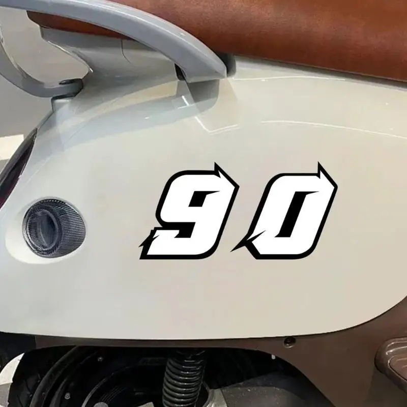 

G7NA Metallic Reflective Bike Racing Stickers Permanent Adhesive Outdoor Durability