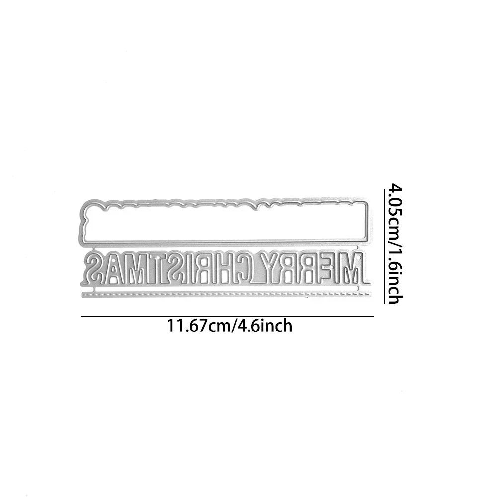 رغبات الشتاء ومرحى قوالب القطع المعدنية المشرقة النقش Diecut 2024 جديد DIY بها بنفسك بطاقة صنع سكرابوكينغ صياغة المورد #5