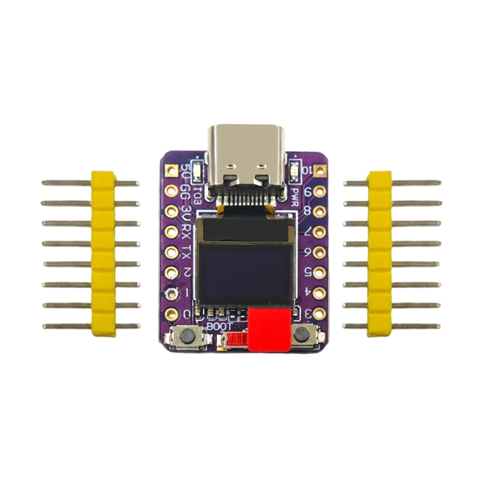 1-10PCS ESP32-C3 OLED Development Board 0.42 Inch Display Ceramic Antenna WiFi Bluetooth Type-C for Arduino Low Power RISC-V Pro