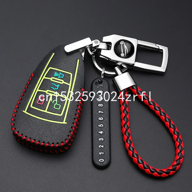 

KEY CASE For BAIC X25 X35 X55 X65 D50 J80 S50 Smart Key Keyless Remote Entry Fob Case Cover