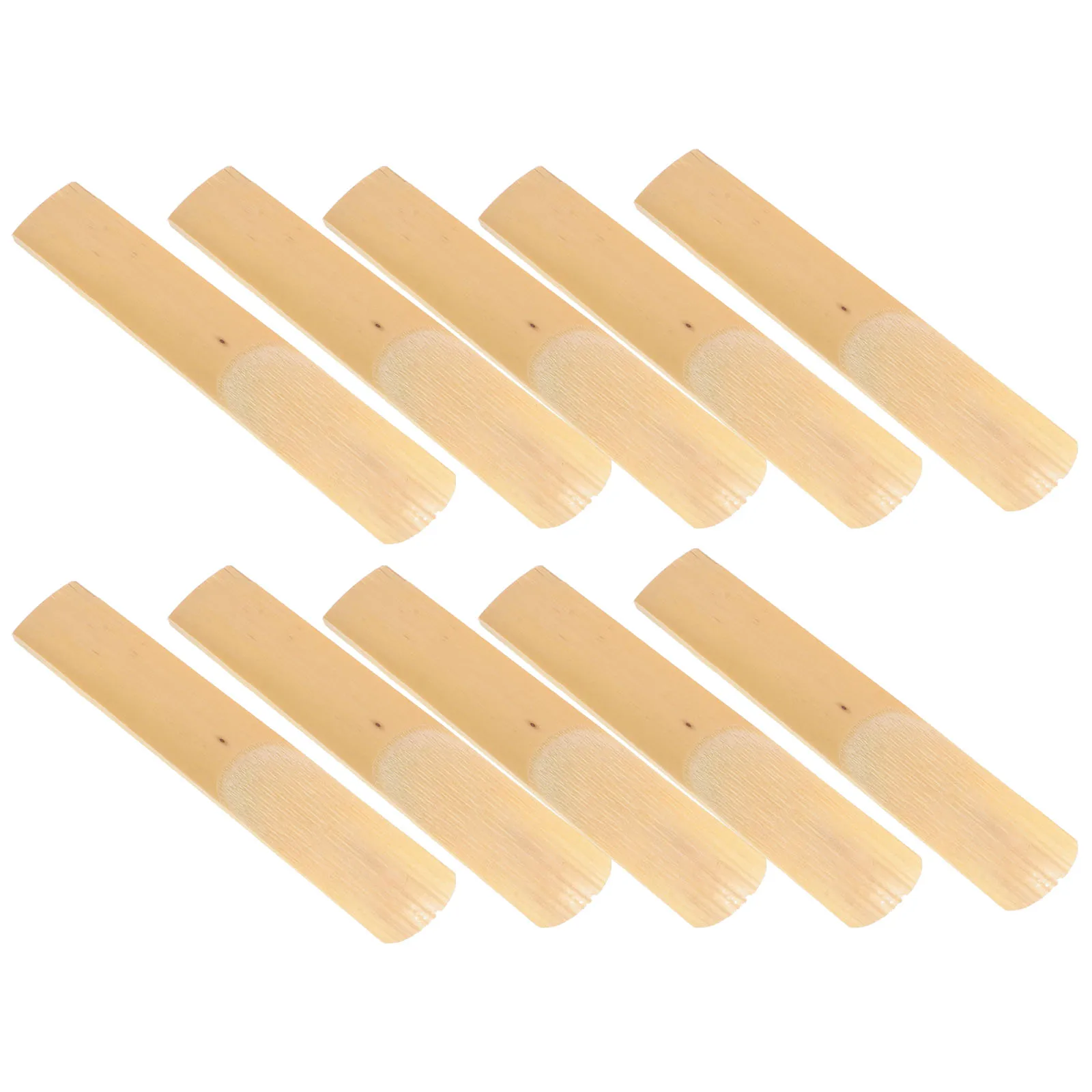 

10 Pcs Accessories B Flat Wood Clarinet Reeds Musical Instrument Parts Practical Clarinet Reeds Enhanced Sound Quality
