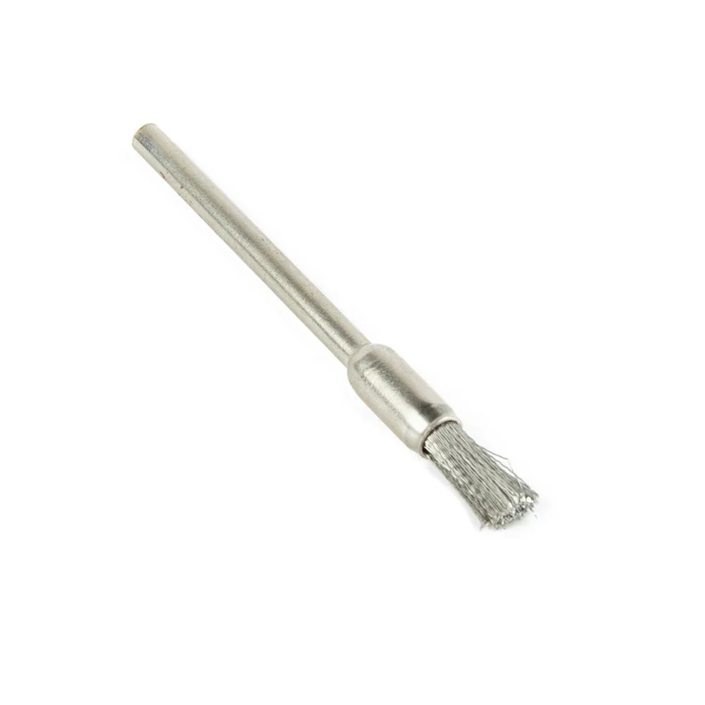 

3mm Shank 49mm Length Rust Removal Wire Brushes Wire Brush Stainless Steel Removing Burrs Rotary Tool Rust Removal