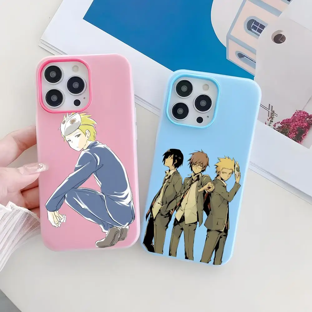 

High School Boys Anime Phone Case Jelly like 2 in 1 dual-layer dopamine phone case, compatible with iPhone 17/16/15/14/13/12