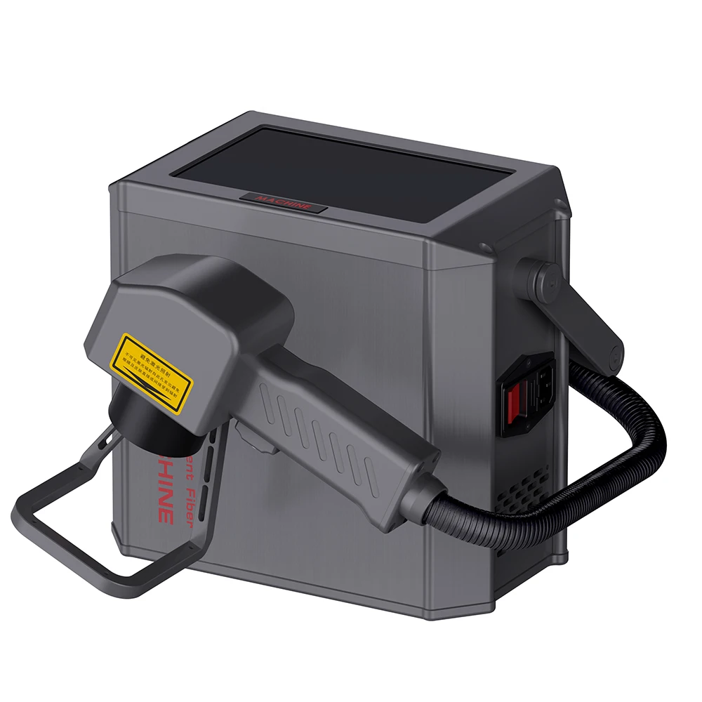 HotHot New PRO Use Steel Laser Engraving Wood Cutting Graving Dog Tag Laser Marking Machine Mini Fiber Laser Engraving Machine