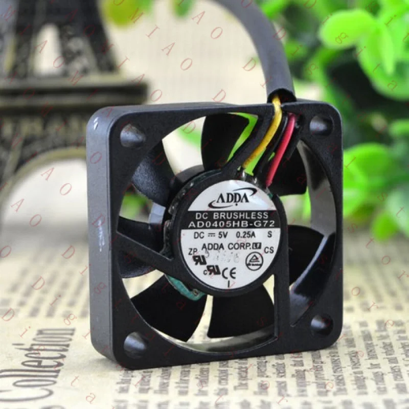 FR  for ADDA AD0405HB-G72 4010 4cm 5V 0.25A Large Air Volume Small Cooling Fan