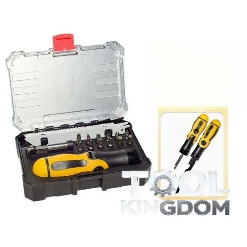 

Woodworking 2-in-1 Hand Saw & Bit Accessory, Quick-release Handle Multi-functional Set, Portable Plastic Box For Cutting Wood