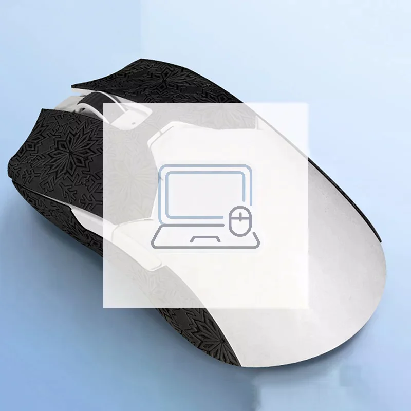 1Set Ultraglide Mouse Anti Slip Sticker For VIPER V3 PRO Non-Slip Anti Sweat Tape  Snowflake Texture Anti Sweat Patch