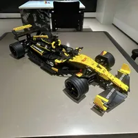New 1650Pcs 1:8 technical F1 Super Racing Building Blocks Model  Formula 1 Sports Car Moc Bricks Toys Sets For Kids Adults Gifts