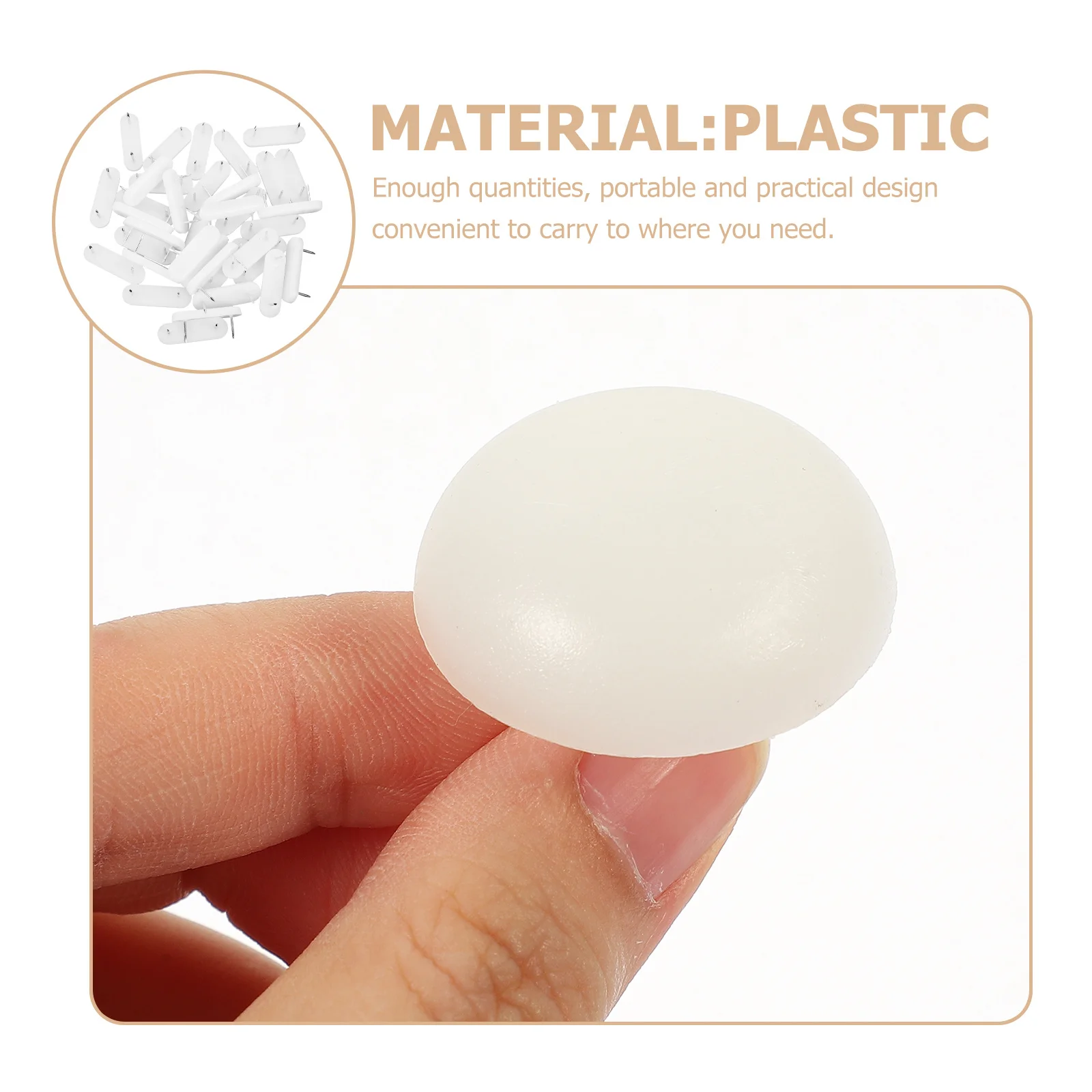 

100Pcs Furniture Leg Nail Pads Chair Leg Pad Nonslip Anti-Scratch Plastic Floor Protectors Chair Glides for Carpet Hardwood Tile