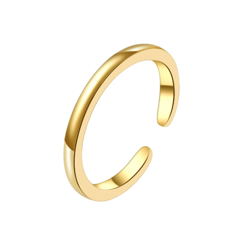 مجموعة ثلاثية من حلقات أصابع القدم النسائية، مطلية بالذهب عيار 18 قيراط، مقاس قابل للتعديل، تصميم زهور لمجوهرات الشاطئ #4