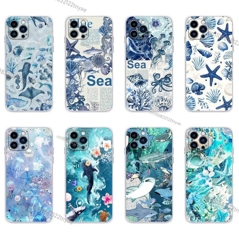 

Great Wave Off K-Kanagawa Phone Case For iPhone 17,16,15,14,13,12,11 Plus,Pro,Max,XR,XS,Plus,E,Mini Transparent Soft Cover
