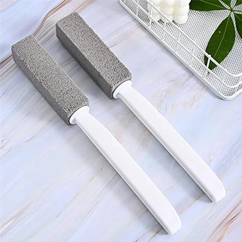 

Y50A-4 Pack Pumice Stone Toilet Brush Hanging Toilet Brush Home Pumice Cleaning Pad For Toilet Bathtub Sink Cleaning Easy Instal
