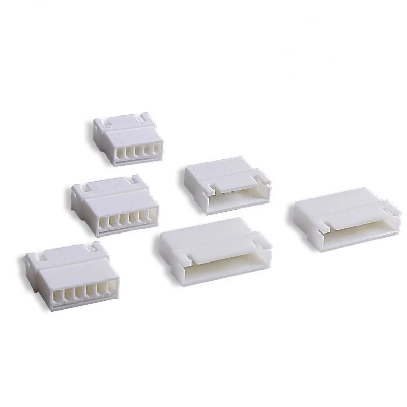 10/100pcs Xh2.54 Female Rubber 2.54mm Spacing 2p3p4p5p6p7p8p9p10p Female Plug
