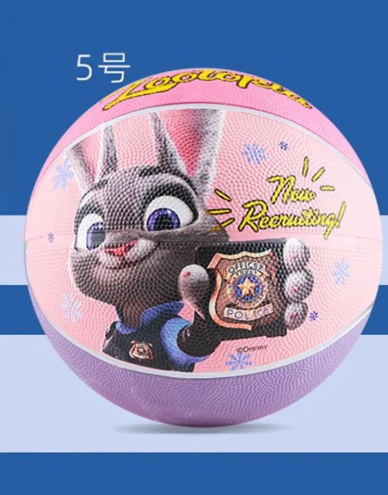 Disney Judy Hopps juguete especial de dibujos animados lindo y creativo para niños, pelota de regalo de vacaciones de película de Anime Simple personalizada, baloncesto