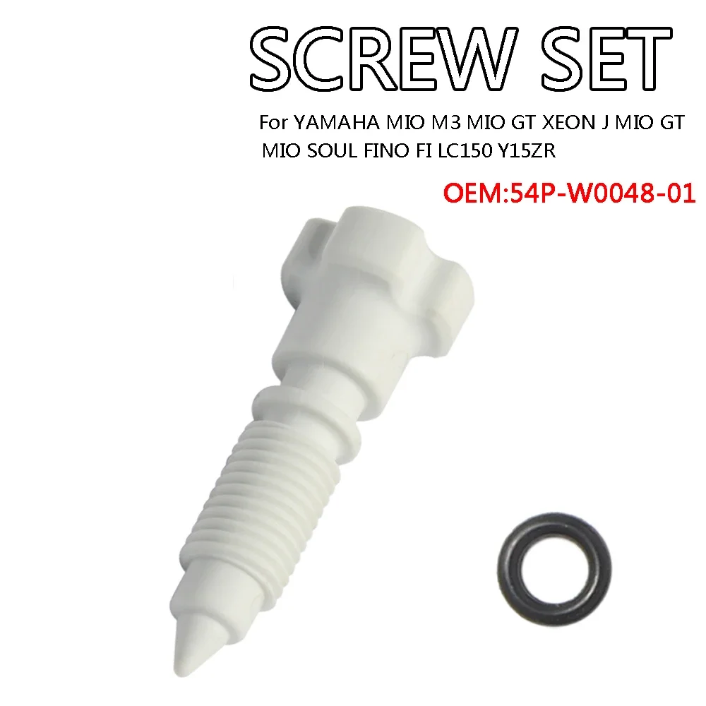 Throttle Body Idle Adjustment Screw Set For YAMAHA MIO M3 MIO GT XEON J MIO GT MIO SOUL FINO FI LC150 Y15ZR 54P-W0048-01