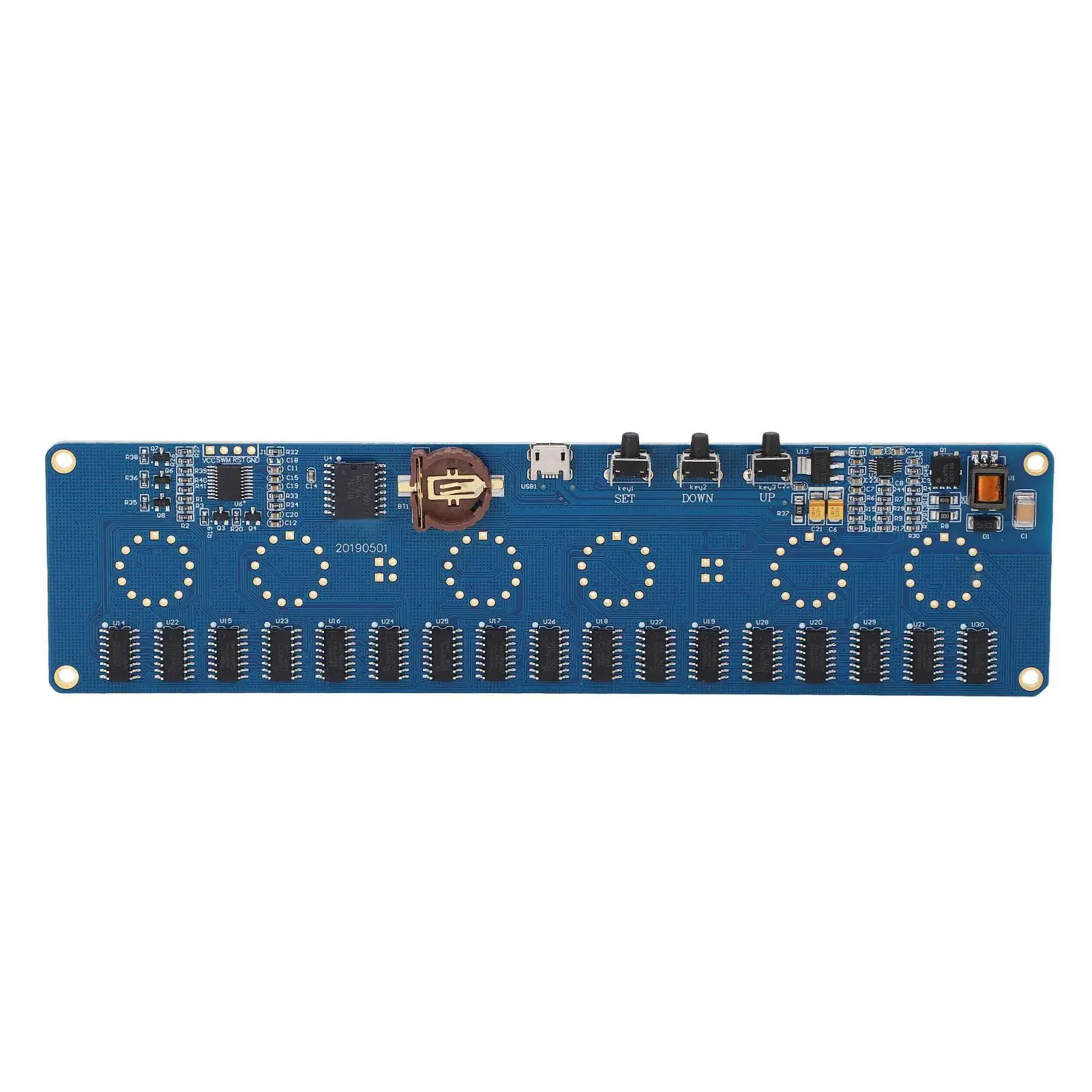 

Плата часов Nixie Tube, практичный модуль привода, встроенная микросхема, 7 цветов, высокая точность для украшения стола
