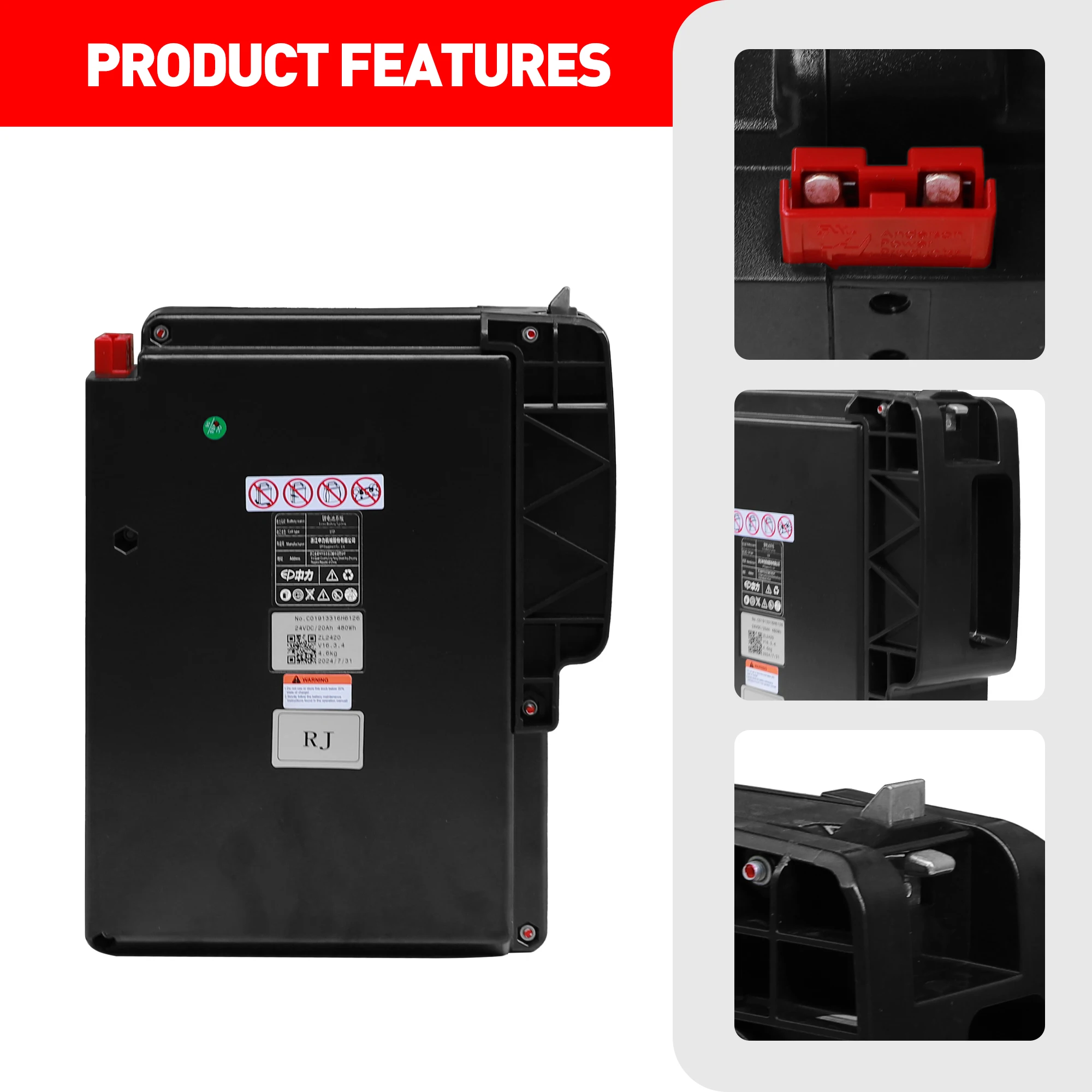 24V 20Ah LiFePO4 Lithium Battery for EP F4 F3 Electric Pallet Truck Jack