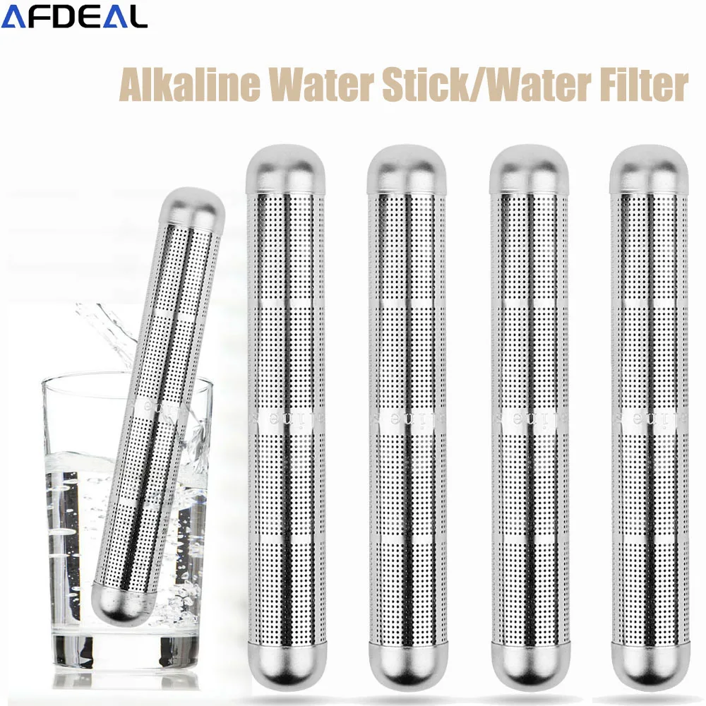 2/4PCS PH Balance Alkaline Water Stick Portable Hydrogen Negative Ion Drinking Alkaline Ioinzer Water Filter Purifier Dropship