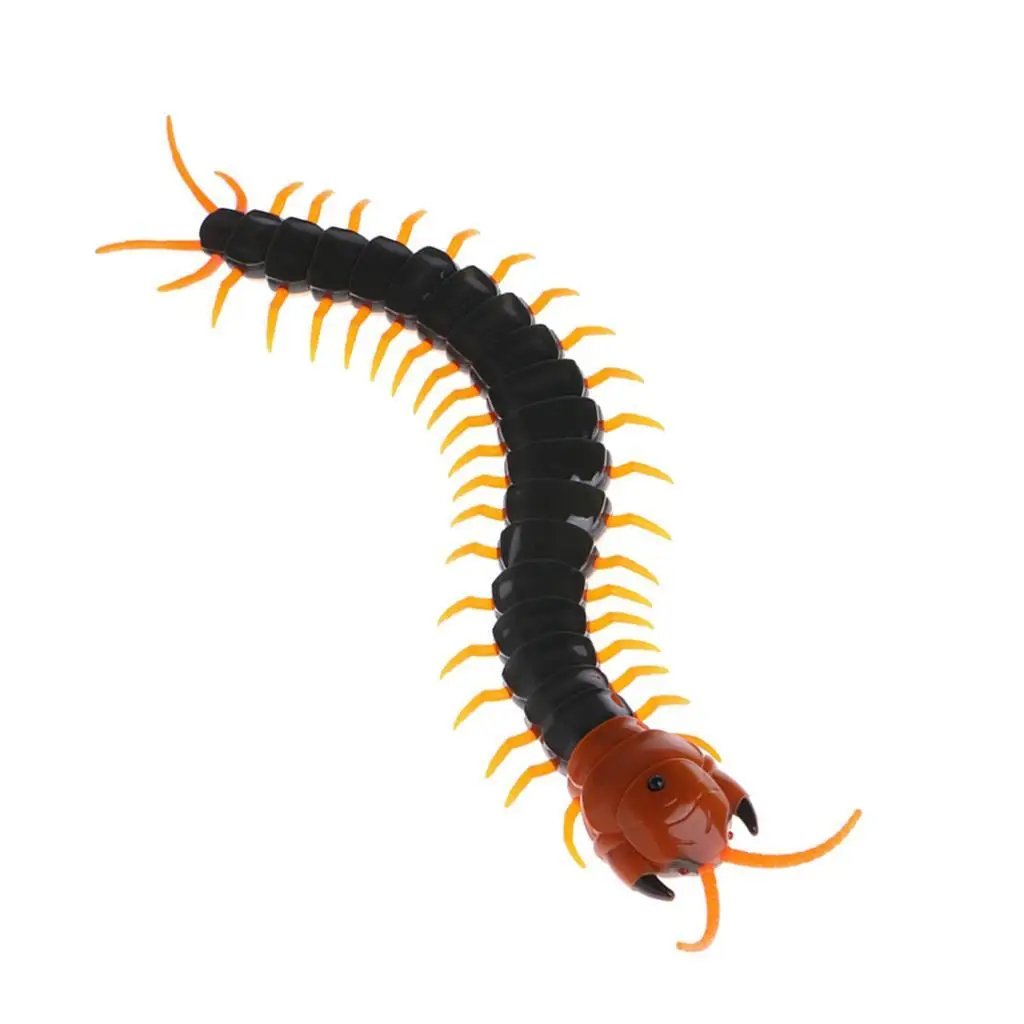 Rechargable Electric Infrared Remote Control Electric Toy - Centipede Black