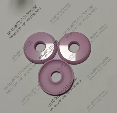 5pcs mirror surface wire clip plate, ceramic tile, outer diameter 35mm, inner hole approximately 10.5mm