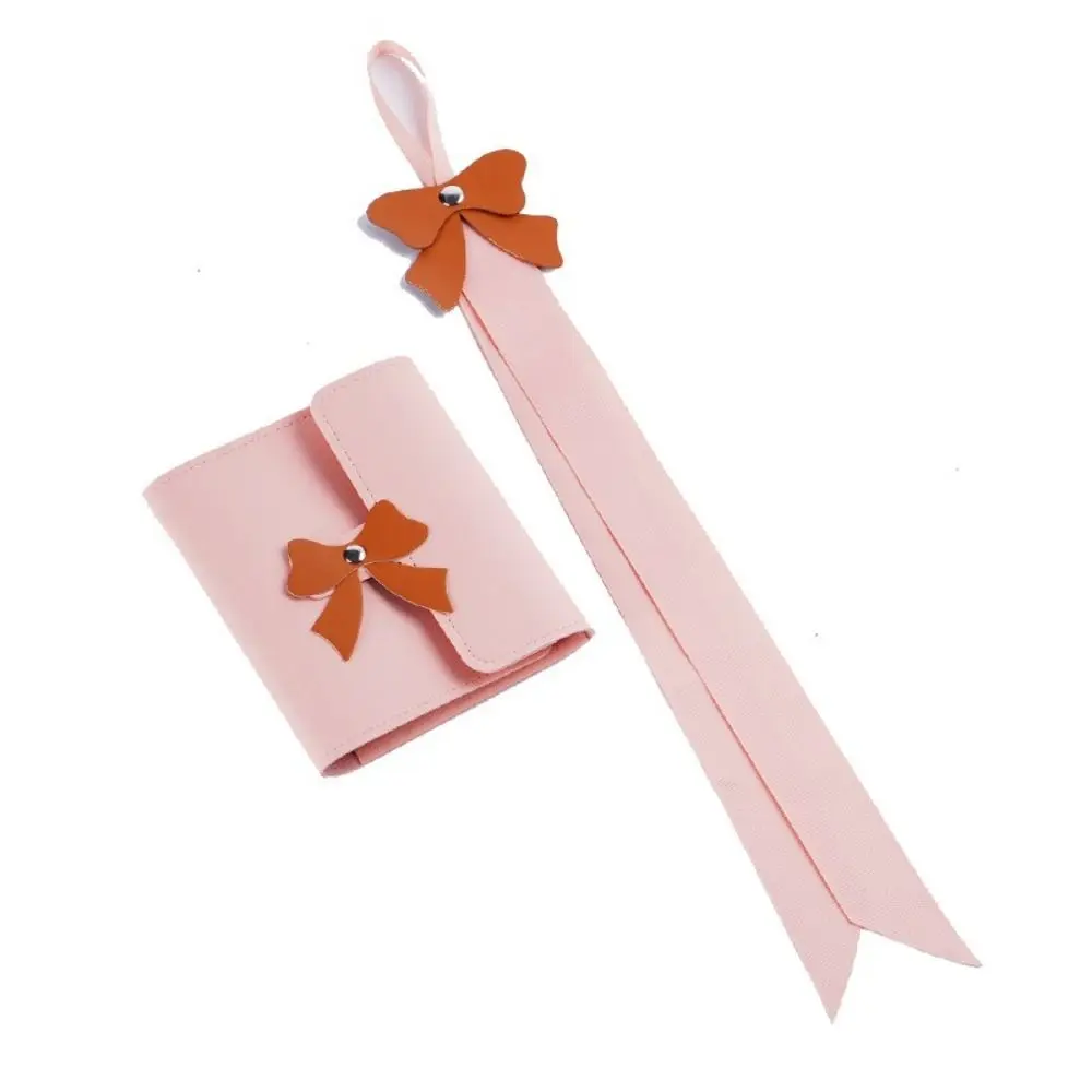 Sac de rangement en cuir pour pinces à cheveux, rose, permettant de gagner de l'espace, étui de transport pour épingles à cheveux, mignon, Portable, boîte d'accessoires pour cheveux pour femmes et filles