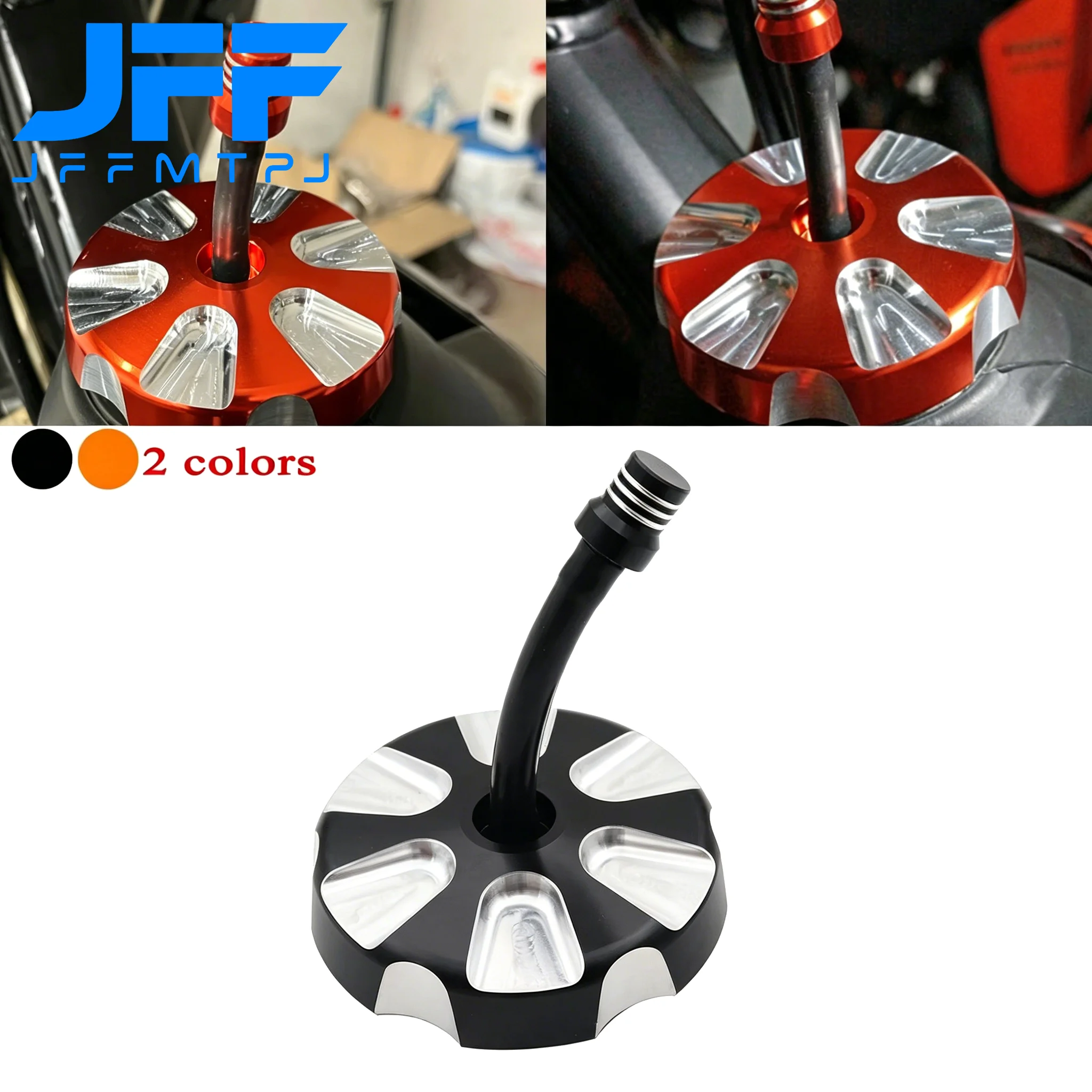 Motocross Tank Cell Cap CNC Fuel Tank Cover For Husqvarna TC85 TC125 TC250 TC FC 85-450cc For KTM SX SXF XC XCF EXC EXCF 85SX