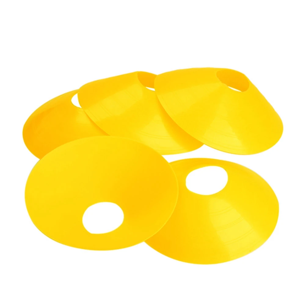 

10pcs Football Training Discs Durable Lightweight Soccer Marker Trays Sports Equipment Cone Perfect for Outdoor Activities