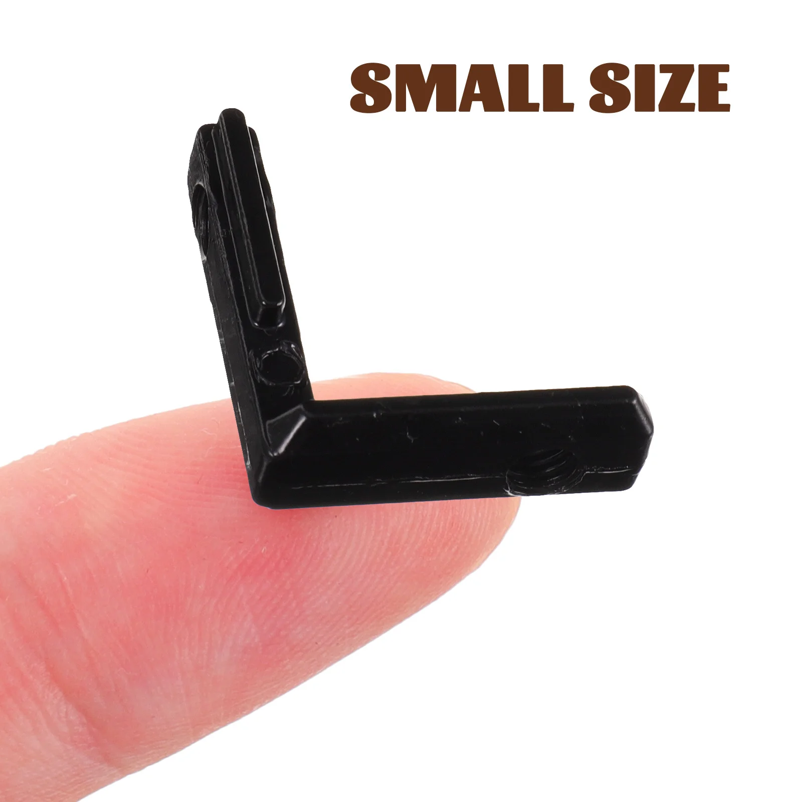 

6Pcs Aluminum Profile L Bracket Connector 2020 Extrusion Inside Corner Brace for 3D Printer Cnc Router Projects