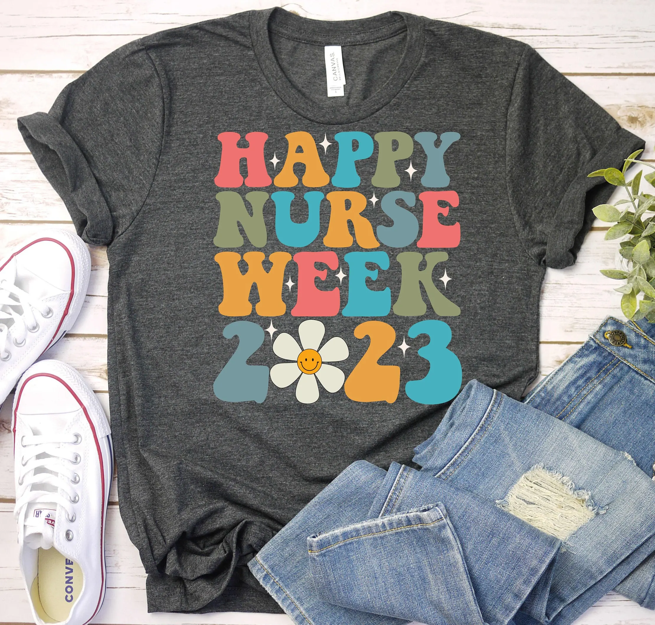 Happy Nurse Week 2023 T Shirt Registered Practitioner Celebrate Day Student Nurses Hospital