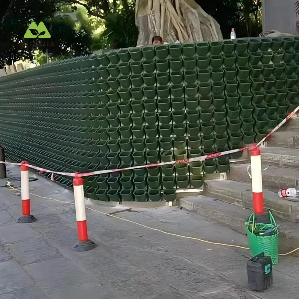 Corner Vertical Planter – Modular Wall-Mounted Plant Pot for 1-Hole and 3-Hole Systems (Indoor & Outdoor Use)