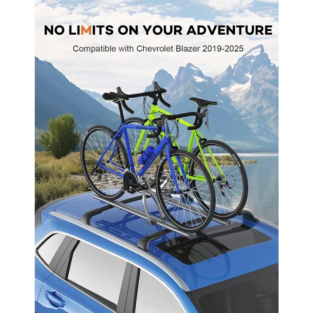قضبان سقف قابلة للقفل من الألومنيوم شديدة التحمل لـ 2019-2025 Chevy Blazer (ليست لنماذج EV)