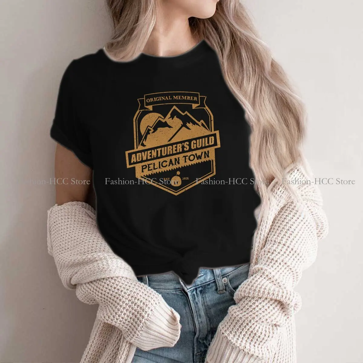 Adventurer's Guild Special Polyester TShirt Stardew Valley Game Abigail Sebastian Comfortable New Design Gift Clothes T Shirt