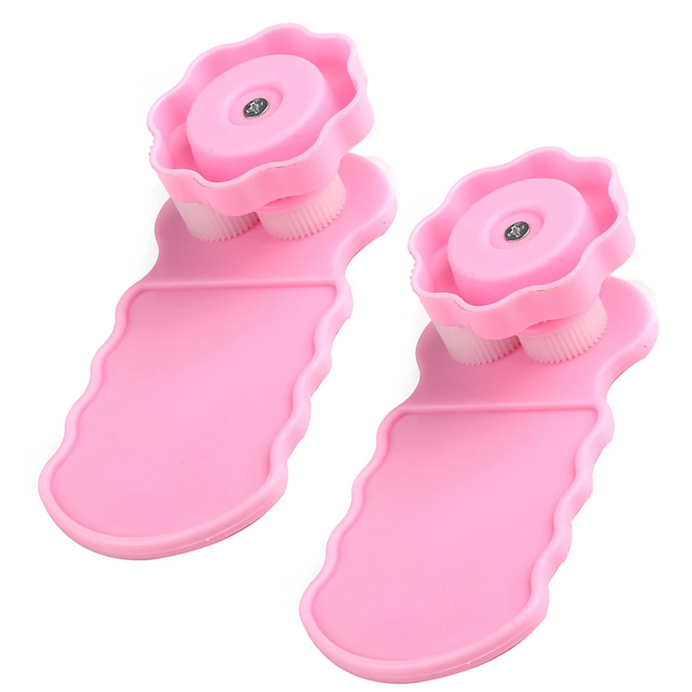 2 قطعة من البلاستيك الفاخر لتقوم بها بنفسك أداة لف الورق لشكل الموجة المتداول مقعر محدب تأثير الحرف اليدوية آلة الحرف المحمولة