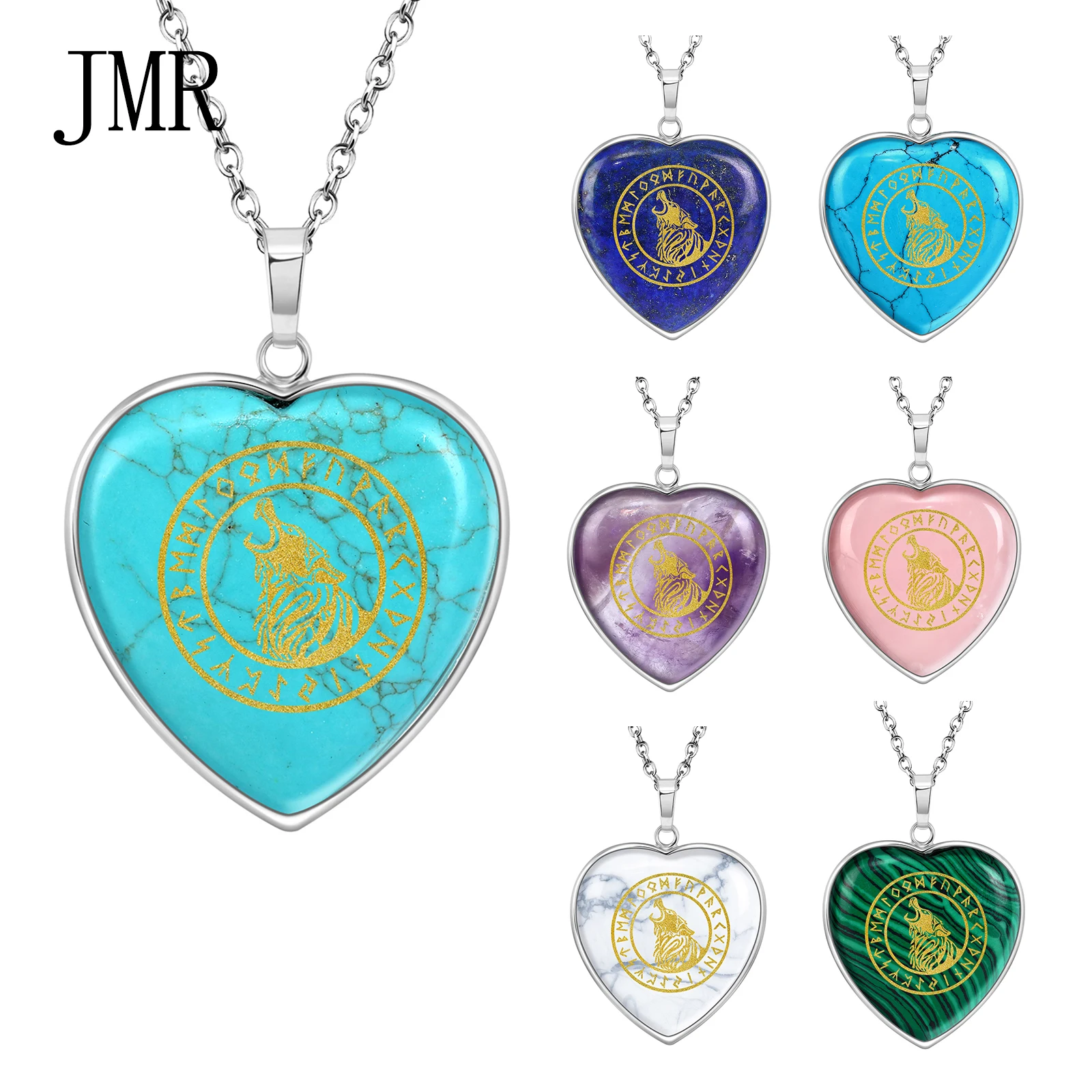 

Wolf Howling Rune Pendant, Viking Amulet for Family Loyalty, Protection & Instinct, Norse Spirit Animal Jewelry, Pagan Gift