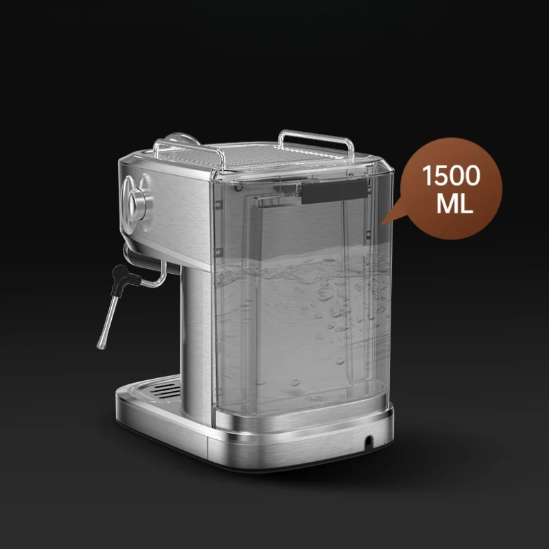 Small household espresso machine Portable semi-automatic coffee machine high pressure extraction,concentrated milk frothing