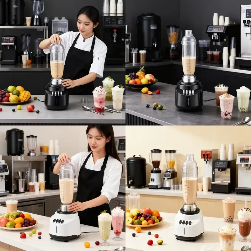 2026 Blender Milkshake Machine Stand Mixer Milk Frother Kitchen Appliances Drink Mixer Milkshake Maker