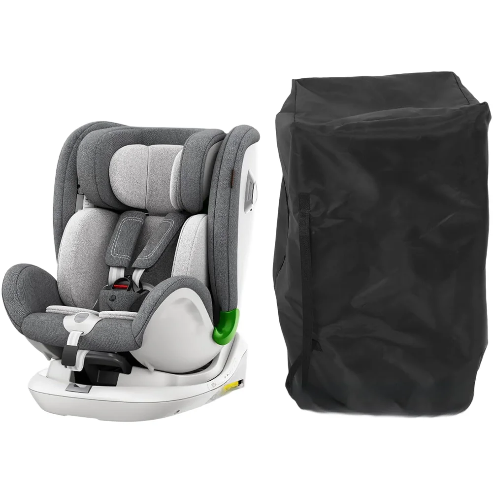 90*45cm Stroller Travel Bag, Waterproof Gate Check Bag Car Seat Travel Bag For Airplane 210D Oxford Fabric Black