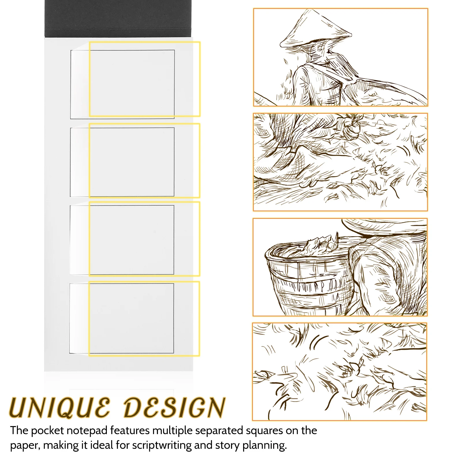 

2 pcs Mini Writing Memo Notepads Smooth Paper Strong Use Compact Different Colors Small Size Scriptwriting Story Planning Pocket