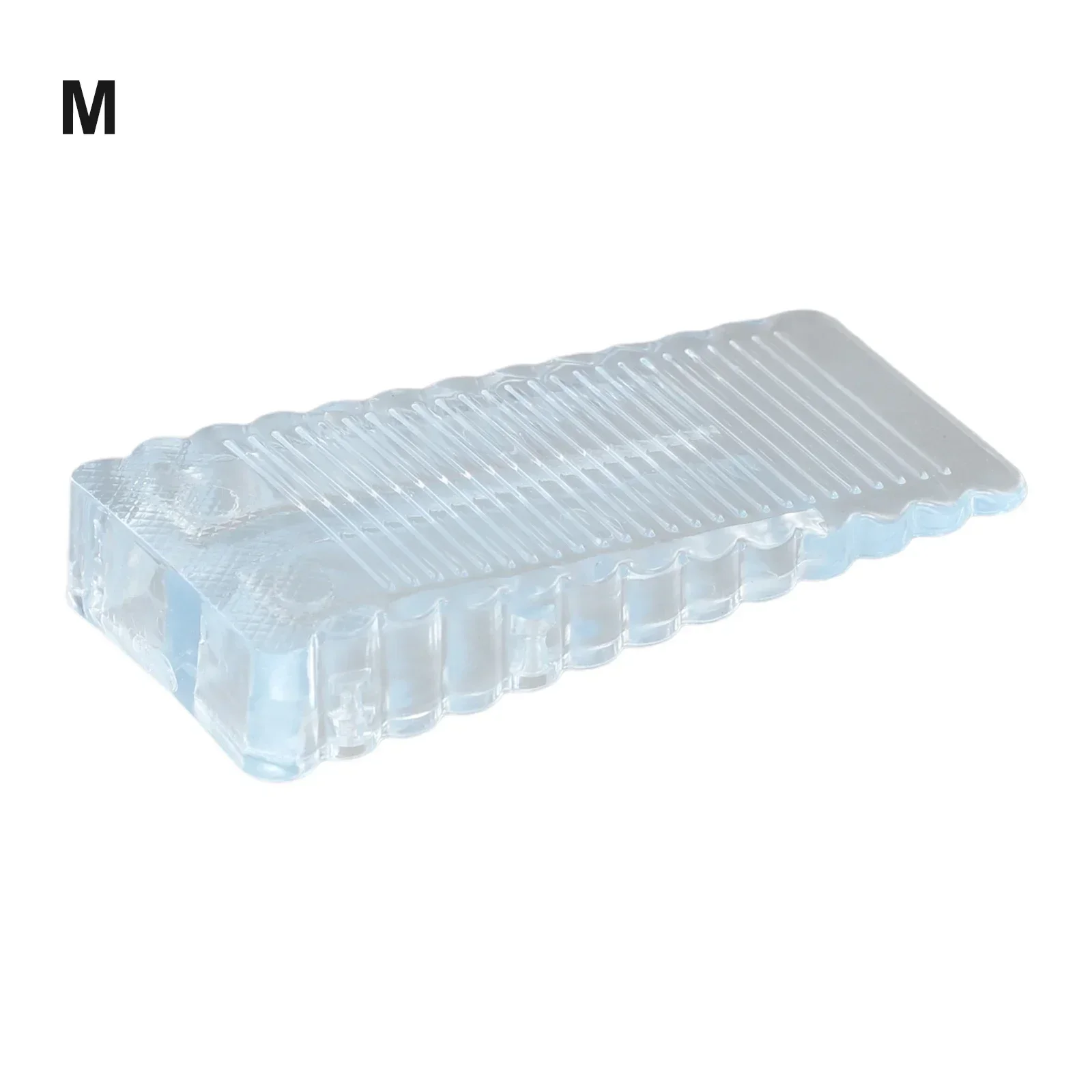 Rubber DoorStops Wedge Block Door Rear Retainer Safety Windproof Anti-collision Anti-skid Transparent Stoppers For Bedroom