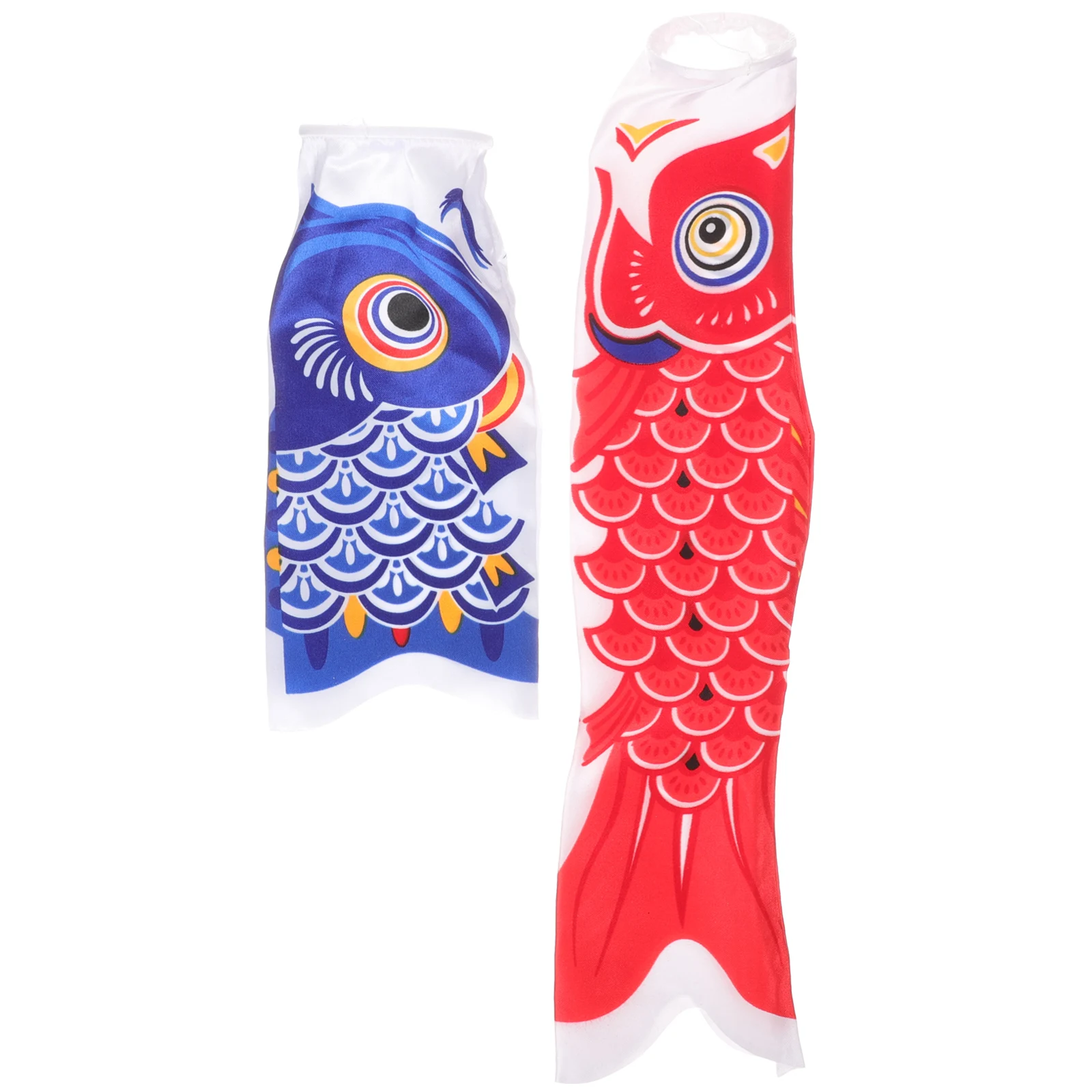 

2 Pcs Carp Windsock Windsock Flags Vibrant Color Large Size Home Decoration Outdoor Hanging naments Fish Banner